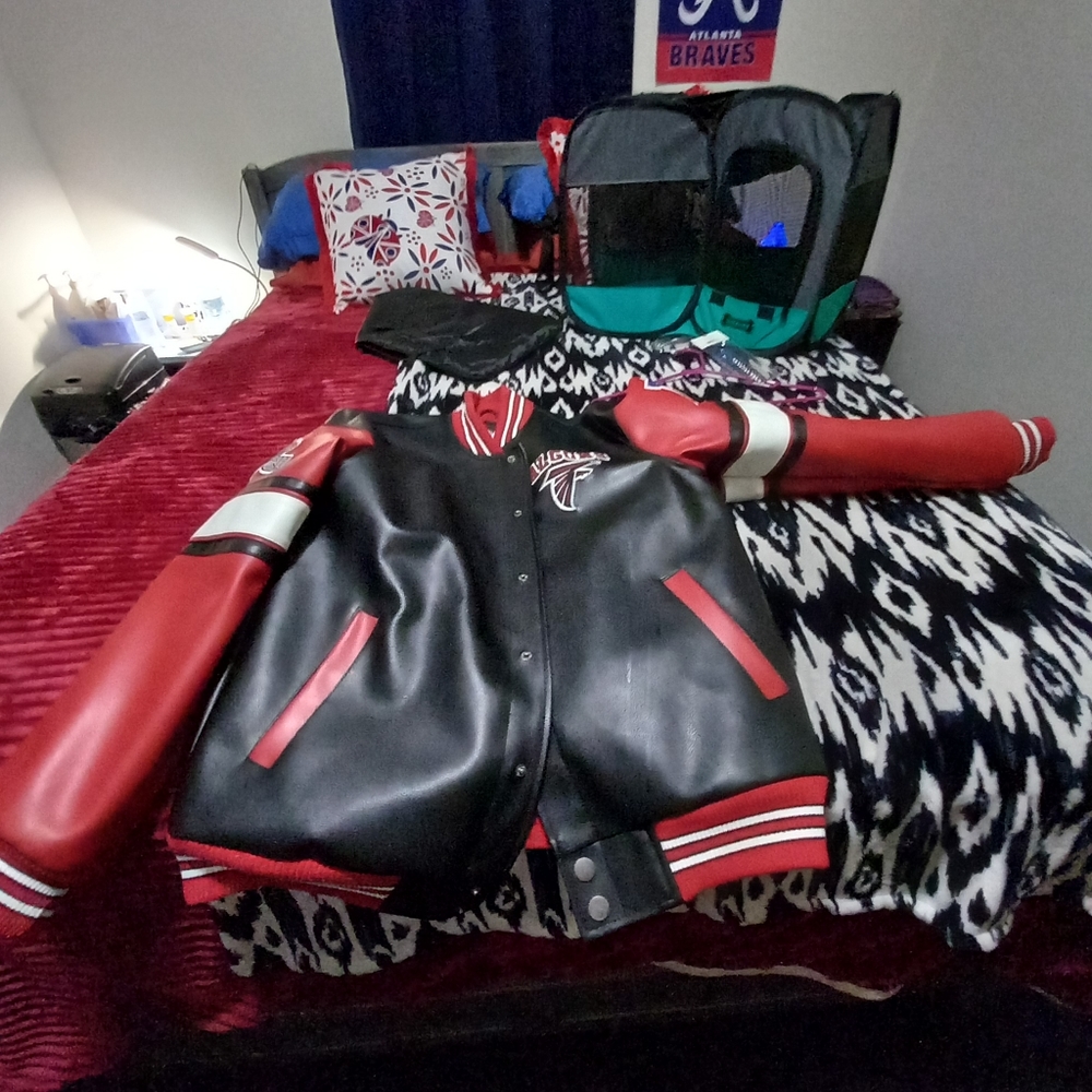Falcons  leather jacket